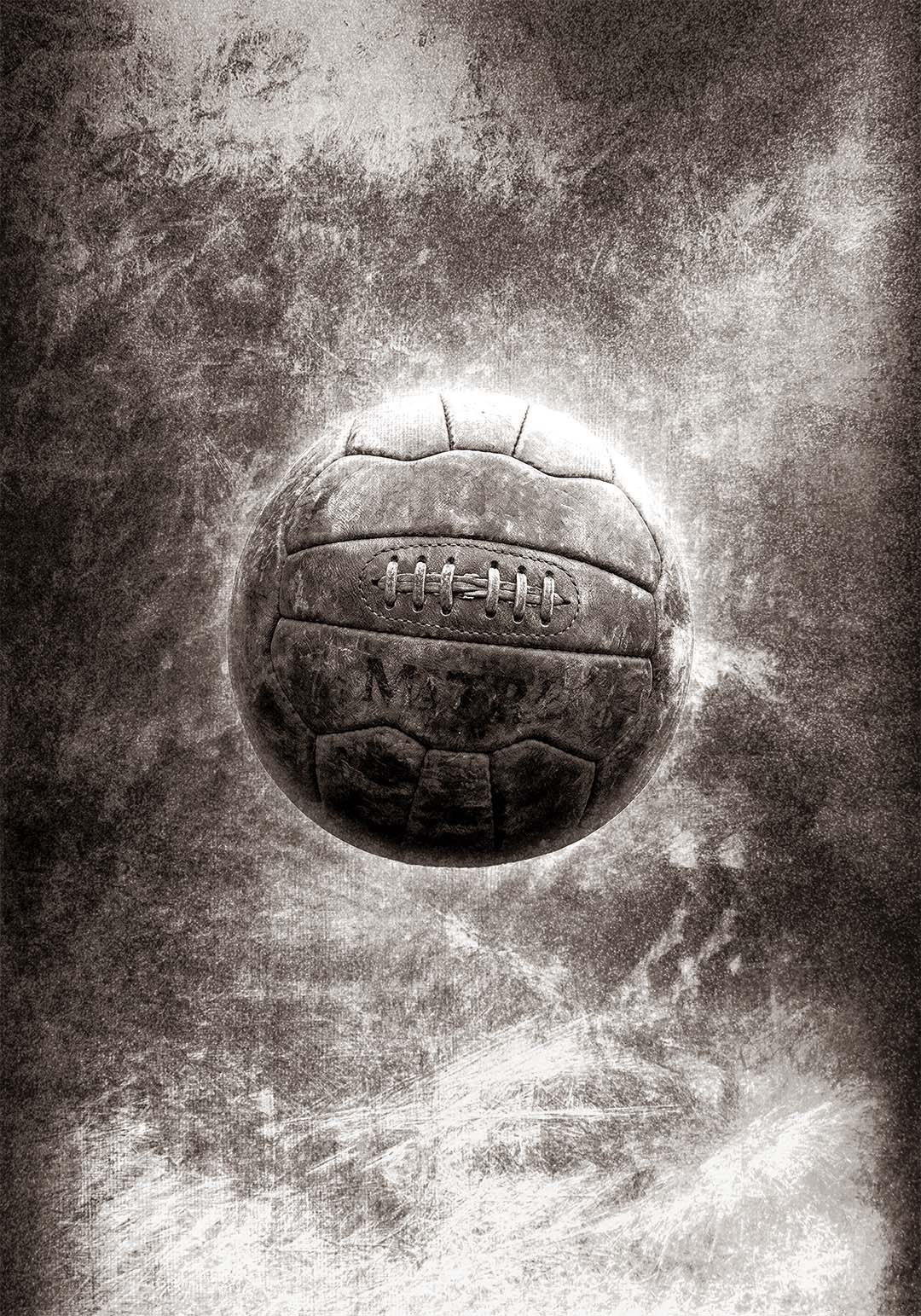 Retro fotboll vintage stil - Retroposter