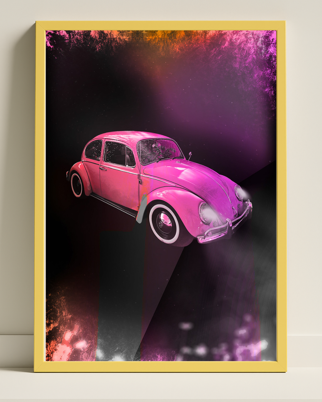 Volkswagen Bubblan 1966 - Retroposter