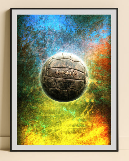 Retro fotboll vintage stil - Retroposter