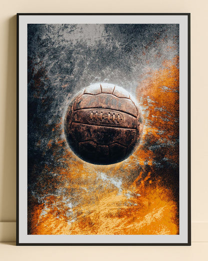 Retro fotboll vintage stil - Retroposter