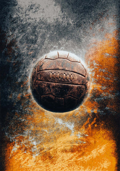 Retro fotboll vintage stil - Retroposter