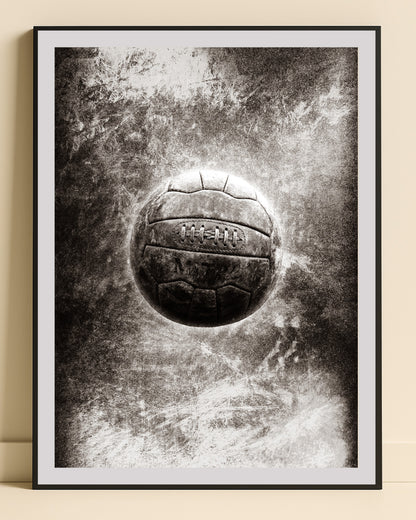 Retro fotboll vintage stil - Retroposter