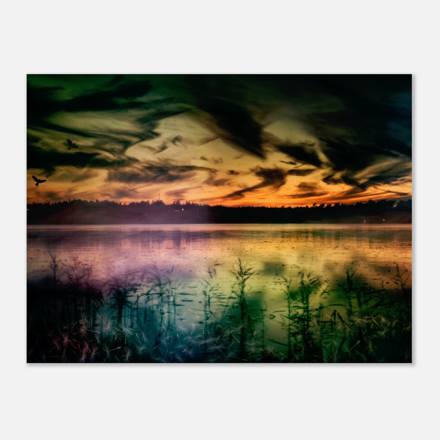 Retroplansch på en mönstrad himmel i Sunnersta-Uppsala