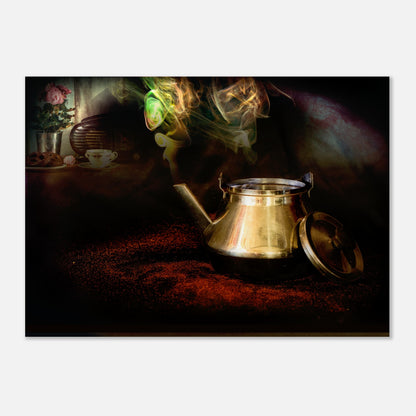 Retroplansch med Bernadotte-kaffekanna