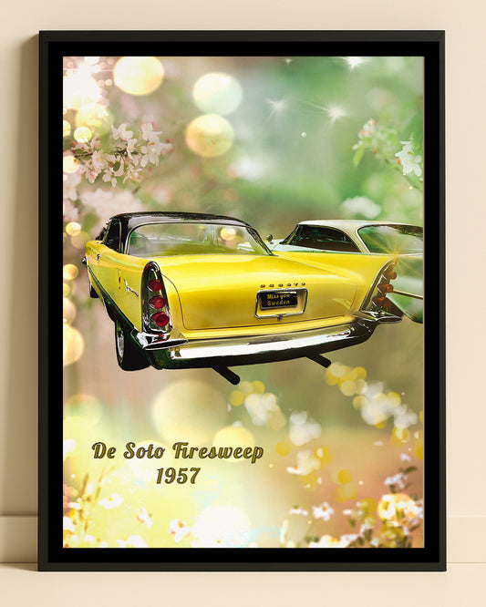 De Soto Firesweep 1957 - Retroposter