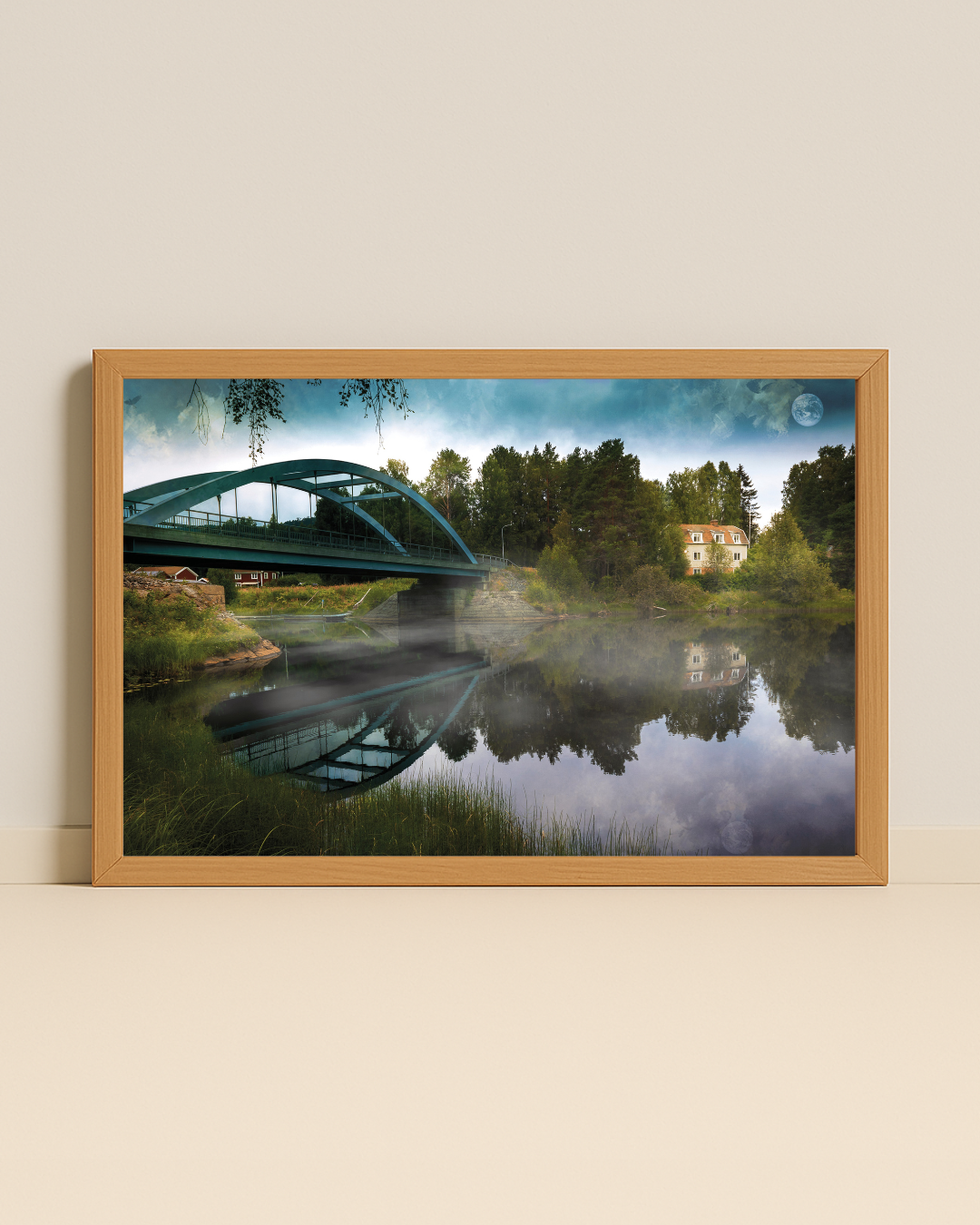 Bro över Ljusnan i Järvsö