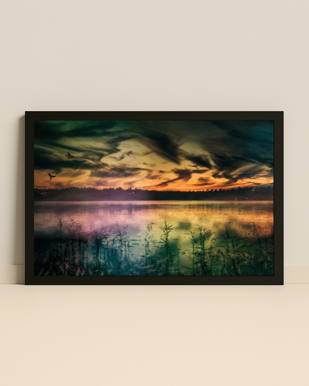 Retroplansch på en mönstrad himmel i Sunnersta Uppsala