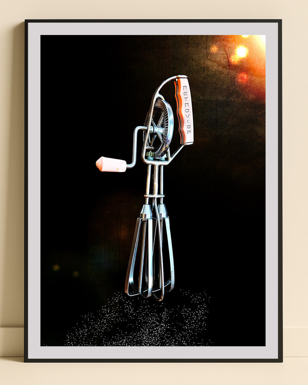 Retro handvisp - Retroposter